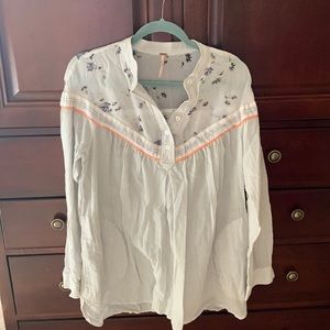 Free People Flowy Top with Pockets